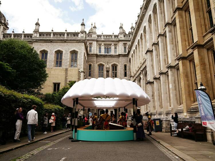 A new open air amphitheatre has opened in central London