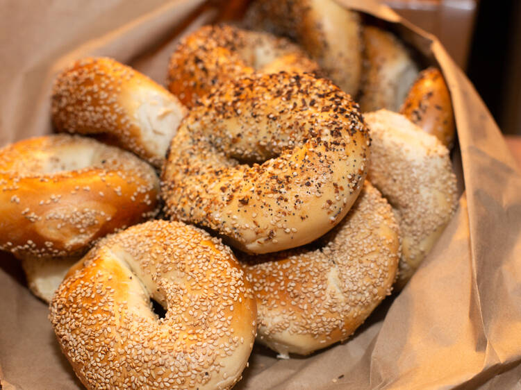 Popular NY bagel joint Bagel Boss just opened its first L.A. location