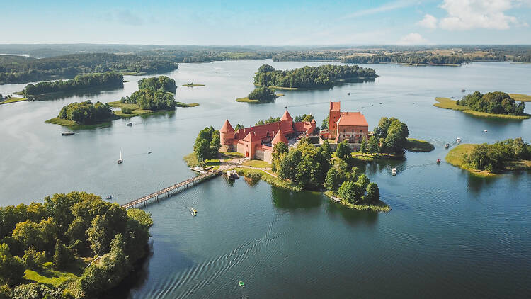 Trakai Castle in Lithuania 